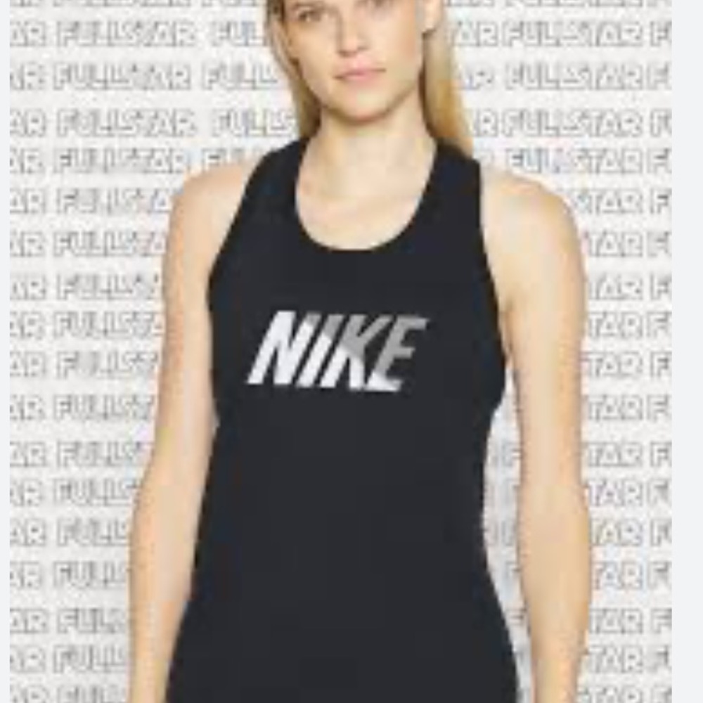 NIKE PRO Black Dri Fit Arhletic Tank Top Size S NWOT
